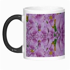 Fauna Flowers In Gold And Fern Ornate Morph Mugs by pepitasart