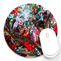 Eden Garden 1 1 Round Mousepads by bestdesignintheworld