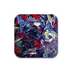 Eden Garden 1 2 Rubber Square Coaster (4 Pack)  by bestdesignintheworld