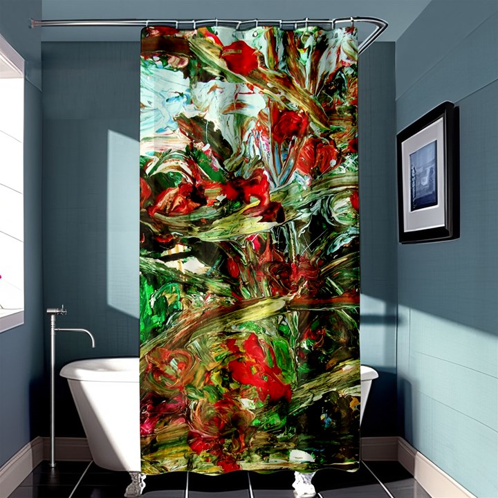 Eden Garden 1 3 Shower Curtain 36  x 72  (Stall) 