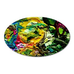 Alice Walk 1 1 Oval Magnet by bestdesignintheworld