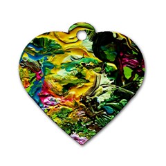 Alice Walk 1 1 Dog Tag Heart (two Sides) by bestdesignintheworld