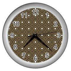 Df Found Ancestors Wall Clock (silver) by deformigo