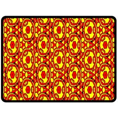 Rby-b-8-6 Fleece Blanket (large)  by ArtworkByPatrick