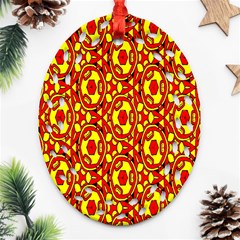 Rby-b-8-6 Oval Filigree Ornament (two Sides) by ArtworkByPatrick