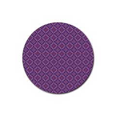 Df Vibrant Therapy Rubber Coaster (round)  by deformigo