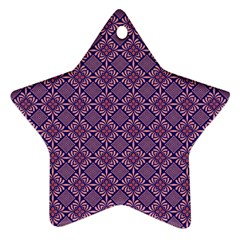 Df Vibrant Therapy Star Ornament (two Sides) by deformigo