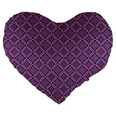 Df Vibrant Therapy Large 19  Premium Flano Heart Shape Cushions by deformigo