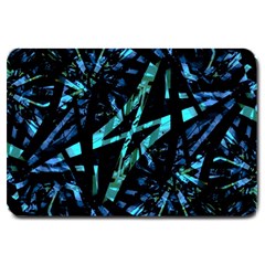 Modern Abstract Geo Print Large Doormat  by dflcprintsclothing