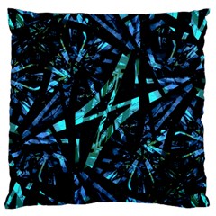 Modern Abstract Geo Print Standard Flano Cushion Case (one Side) by dflcprintsclothing