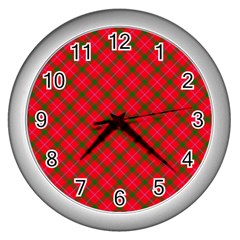 Holiday Wall Clock (silver) by dressshop