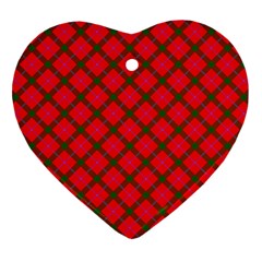 Holiday Heart Ornament (two Sides) by dressshop