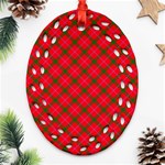 Holiday Ornament (Oval Filigree) Front