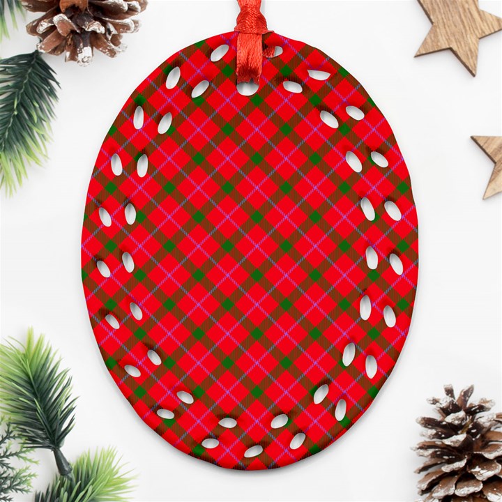 Holiday Ornament (Oval Filigree)