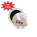 Fighting Golden Rooster  1.75  Magnets (100 pack)  Front