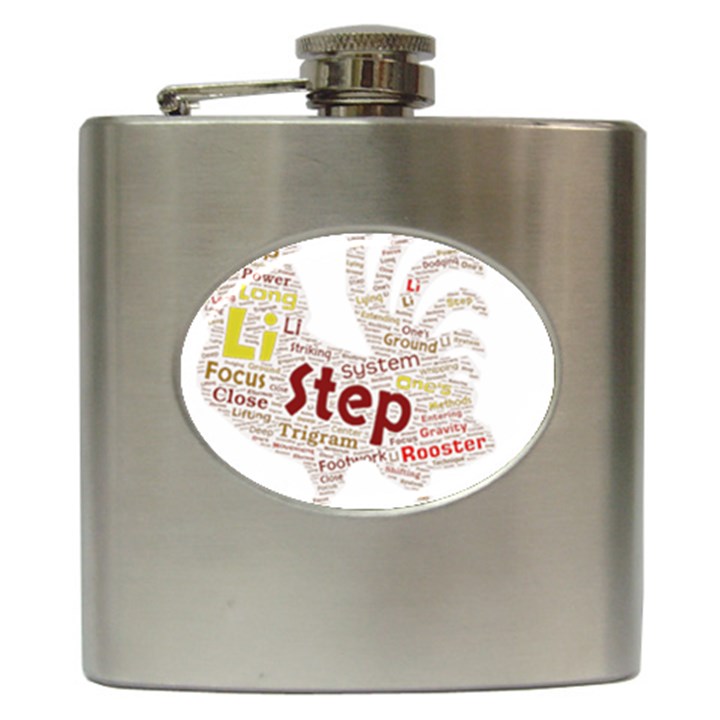 Fighting Golden Rooster  Hip Flask (6 oz)