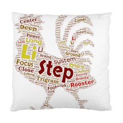 Fighting Golden Rooster  Standard Cushion Case (one Side) by Pantherworld143