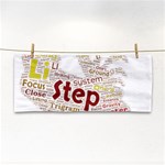 Fighting Golden Rooster  Hand Towel Front