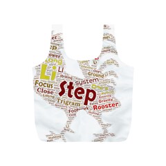 Fighting Golden Rooster  Full Print Recycle Bag (s) by Pantherworld143