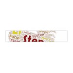 Fighting Golden Rooster  Flano Scarf (Mini) Front