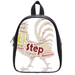 Fighting Golden Rooster School Bag (small)