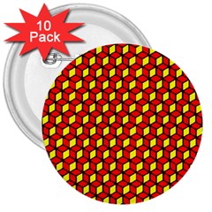 Rby-b-8-9 3  Buttons (10 Pack)  by ArtworkByPatrick