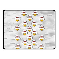 Santa And His Elves Fleece Blanket (small) by pepitasart