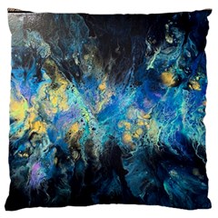 Luminescence Large Flano Cushion Case (one Side) by CKArtCreations