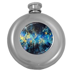 Luminescence Round Hip Flask (5 Oz) by CKArtCreations