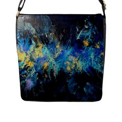 Luminescence Flap Closure Messenger Bag (l) by CKArtCreations