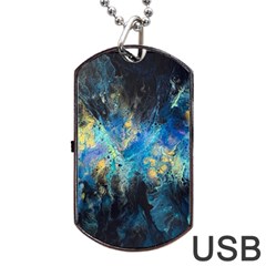 Luminescence Dog Tag Usb Flash (two Sides) by CKArtCreations