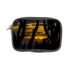 Silhouette Sunset Landscape Scene, Montevideo   Uruguay Coin Purse by dflcprints