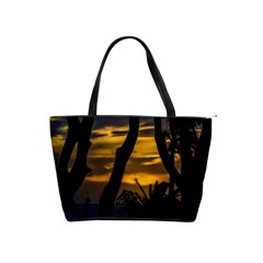 Silhouette Sunset Landscape Scene, Montevideo   Uruguay Classic Shoulder Handbag by dflcprints