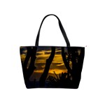 Silhouette Sunset Landscape Scene, Montevideo   Uruguay Classic Shoulder Handbag Front