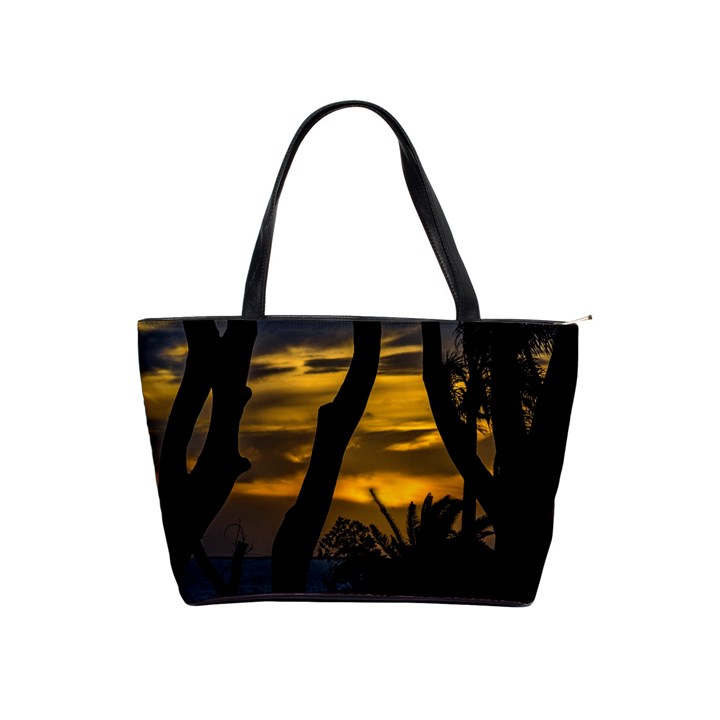 Silhouette Sunset Landscape Scene, Montevideo   Uruguay Classic Shoulder Handbag