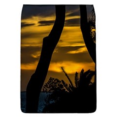 Silhouette Sunset Landscape Scene, Montevideo   Uruguay Removable Flap Cover (s) by dflcprints