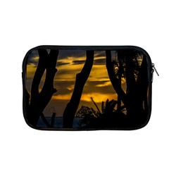 Silhouette Sunset Landscape Scene, Montevideo   Uruguay Apple Macbook Pro 13  Zipper Case by dflcprints