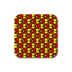 Rby-b-9-1 Rubber Square Coaster (4 Pack)  by ArtworkByPatrick