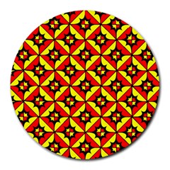 Rby-b-9-3 Round Mousepads by ArtworkByPatrick