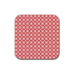 Df Persimmon Rubber Coaster (square)  by deformigo