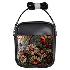 Old Embroidery 1 1 Girls Sling Bag