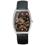 Old Embroidery 1 1 Barrel Style Metal Watch Front