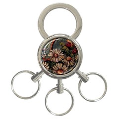 Old Embroidery 1 1 3-ring Key Chain by bestdesignintheworld