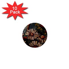 Old Embroidery 1 1 1  Mini Buttons (10 Pack)  by bestdesignintheworld