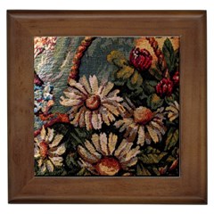 Old Embroidery 1 1 Framed Tile by bestdesignintheworld