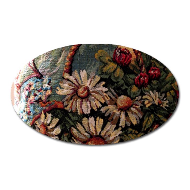 Old Embroidery 1 1 Oval Magnet