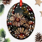 Old Embroidery 1 1 Ornament (Oval Filigree) Front