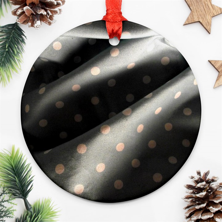 Polka Dots 1 1 Ornament (Round)