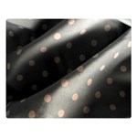 Polka Dots 1 1 Double Sided Flano Blanket (Large)  Blanket Back