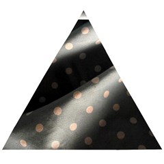 Polka Dots 1 1 Wooden Puzzle Triangle by bestdesignintheworld